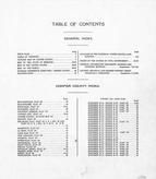 Table of Contents, Cooper County 1915